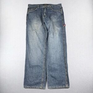 VTG US Polo Assn Jeans Men 38x32 Carpenter Wide Leg Relaxed Fit Skater Baggy Y2K